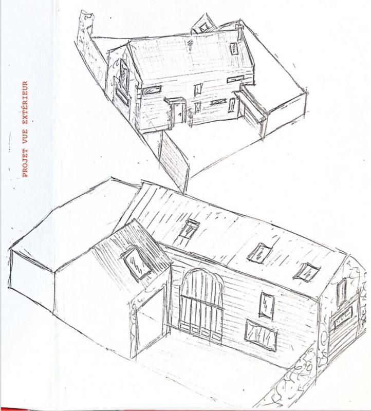 VILLERON Grange à réhabiliter Idéal pour projet de Loft ou maison de 270 m2 4