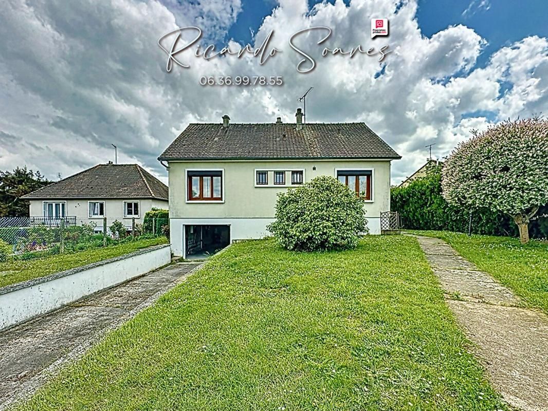 60700 BAZICOURT - MAISON INDIVIDUELLE 98M2 + 30M2 (grenier aménageable), 5 PIÈCES, 3 CHAMBRES, SOUS-SOL TOTAL