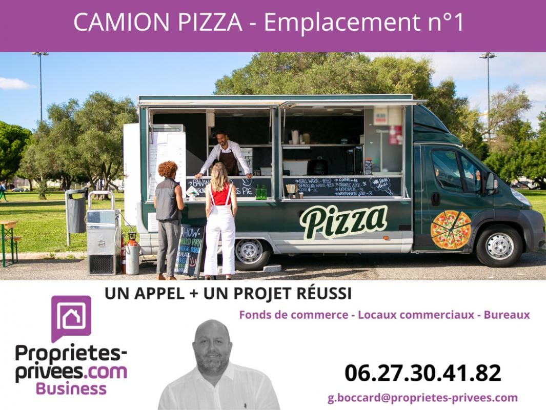 Rhône, Lyon 69008 -  CAMION PIZZA, EMPLACEMENT N°1