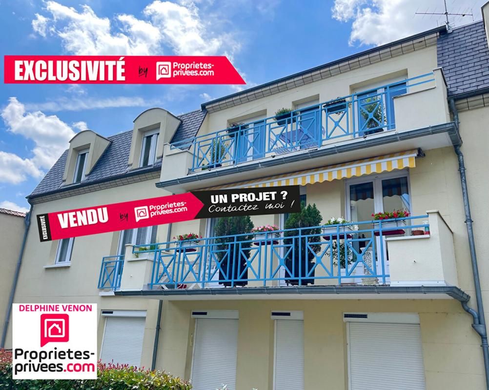 Appartement T3 au 2ème étage d'une résidence sécurisée avec ascenseur en centre de ville de Chateauneuf Sur Loire proche Loire