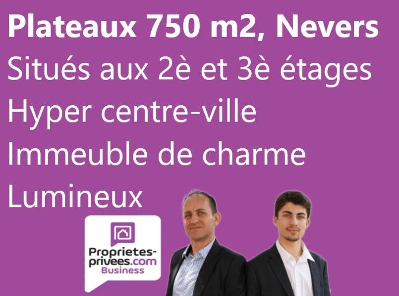 NEVERS CENTRE-VILLE - 2 PLATEAUX , BUREAUX OU LOGEMENTS 750 M²