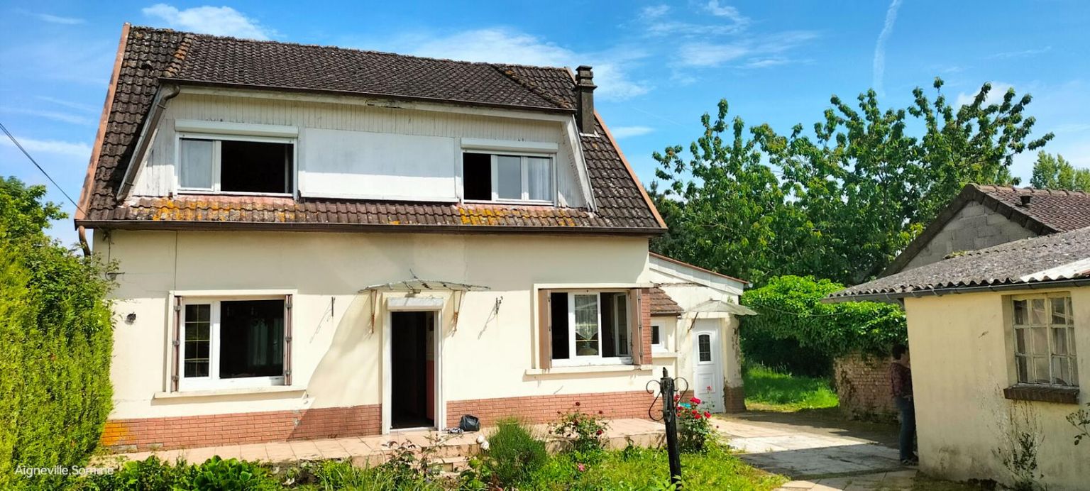 Maison Aigneville  130M2   avec  4 Chambres sur parcelle de 1176 m2