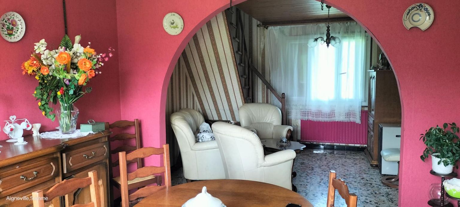 FEUQUIERES-EN-VIMEU Maison Aigneville  130M2   avec  4 Chambres sur parcelle de 1176 m2 4