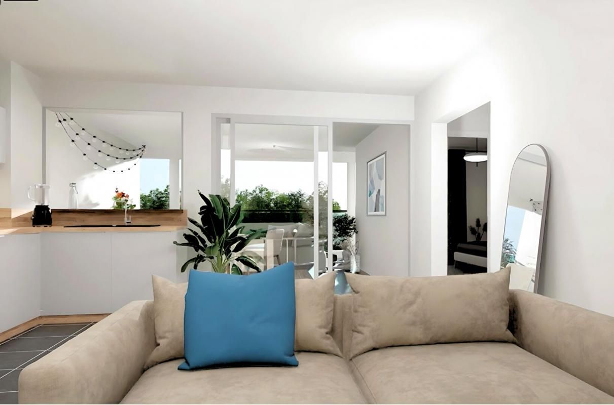 Appartement de Standing 3 pièce(s) 89 m2 avec jardin de 52,40m2 au lamentin