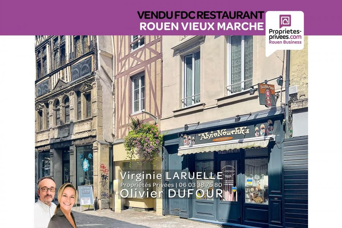 ROUEN VIEUX MARCHE Restaurant 30 couverts avec terrasse