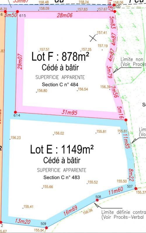 DREUX Terrain viabilisé 878 m2 à 15 min de Dreux 3