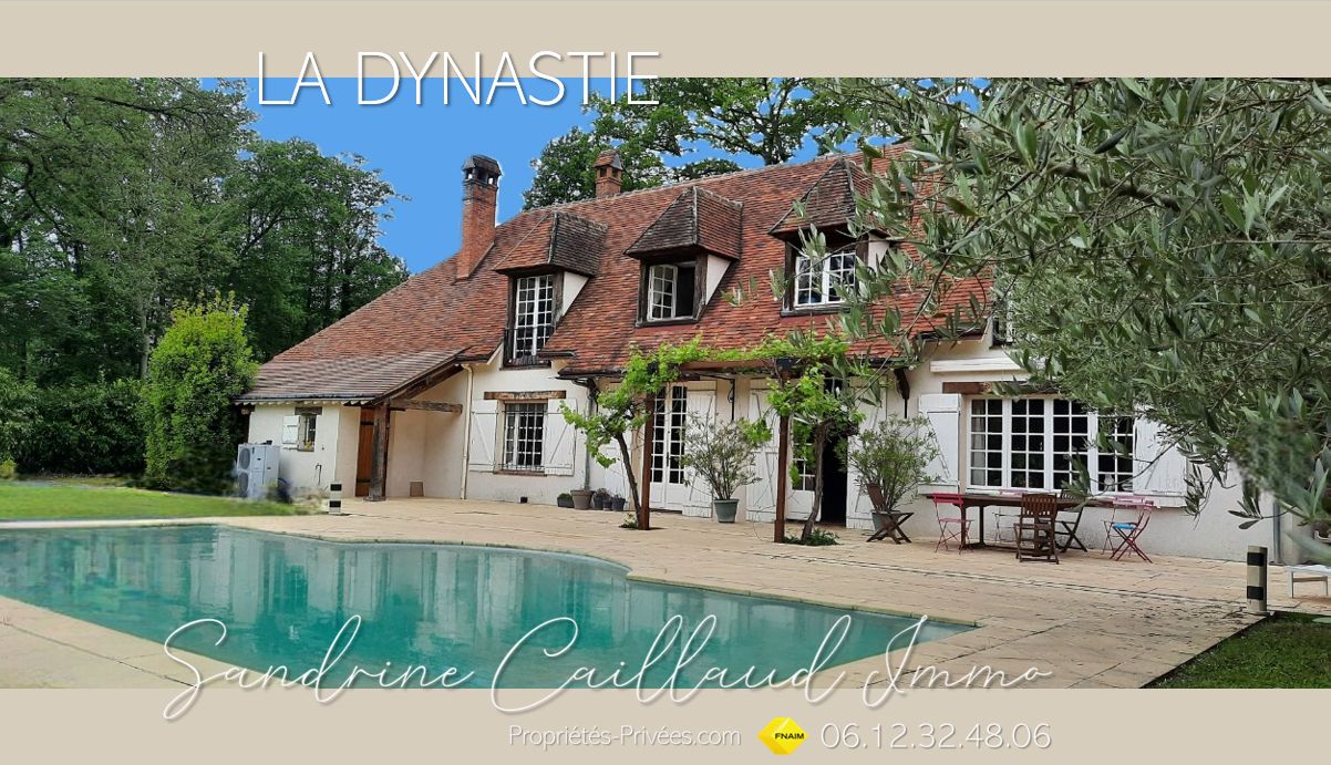 Propriété d'Exception à 16mn HOUDAN 78550 - 5 chambres - dépendances - piscine - garage double - parking -  terrain 7650m² - 562000 Euros HAI