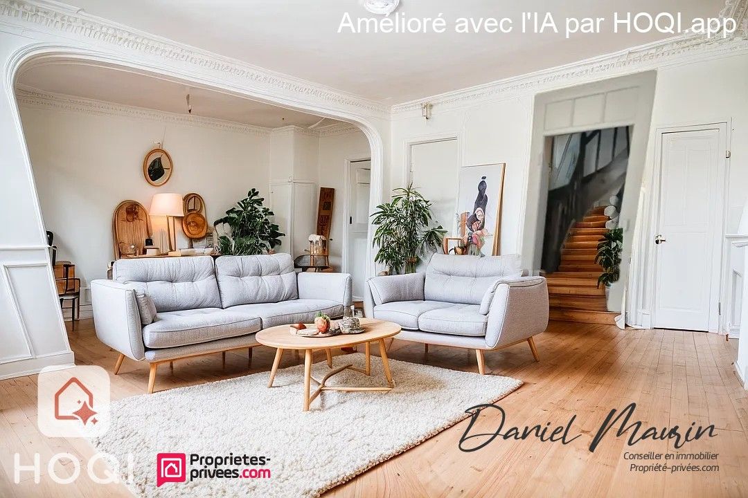 DUPLEX lumineux avec 3 CHAMBRES dans une copropriétés de 2 appart