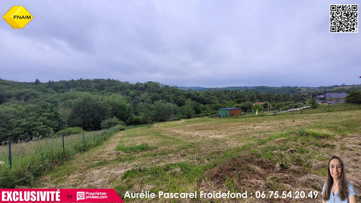 10 min BRIVE -  Terrain CONSTRUCTIBLE - 3000 m2 - 39 990