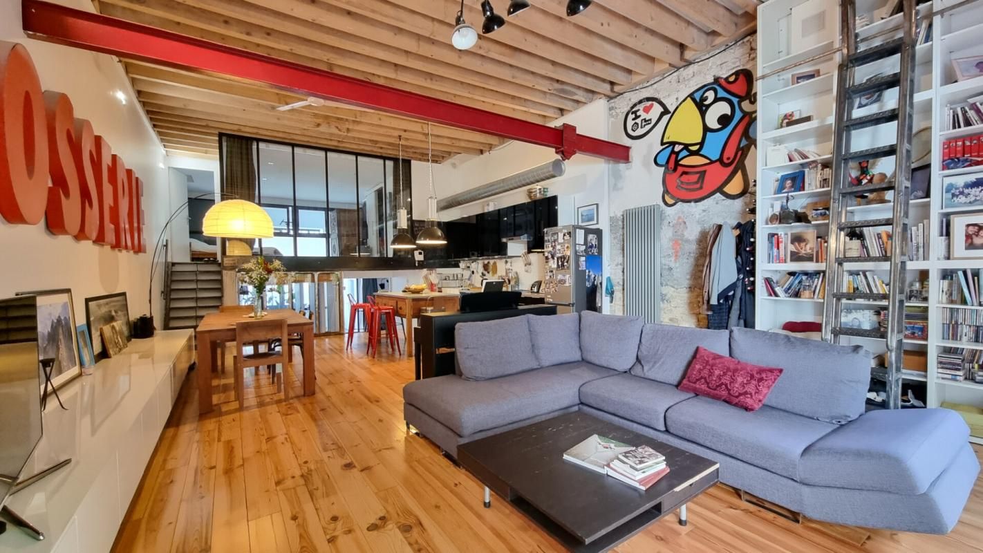Appartement Lyon Loft 3 pièces 142 m2 avec jardin