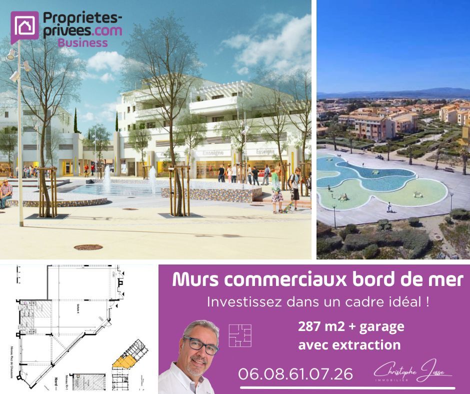 11370 PORT LEUCATE - MURS COMMERCIAUX 287.50 m²