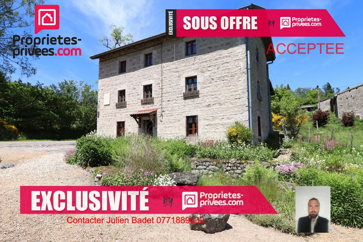 Maison Vollore Montagne +/-160 m2 + grange avec appartement  indépendant+1ha600 environ de terrain