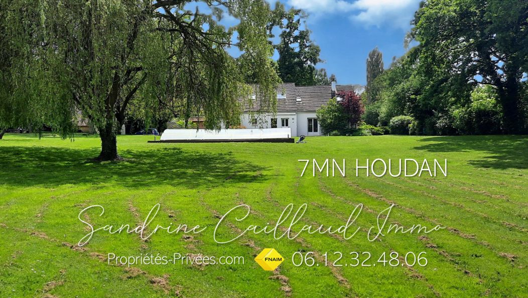 7 MN HOUDAN 78550 - MAISON  FAMILIALE - 4 CHAMBRES - ANNEXE - GARAGE - PISCINE - TERRAIN 6971 M² - 495000 EUROS HAI