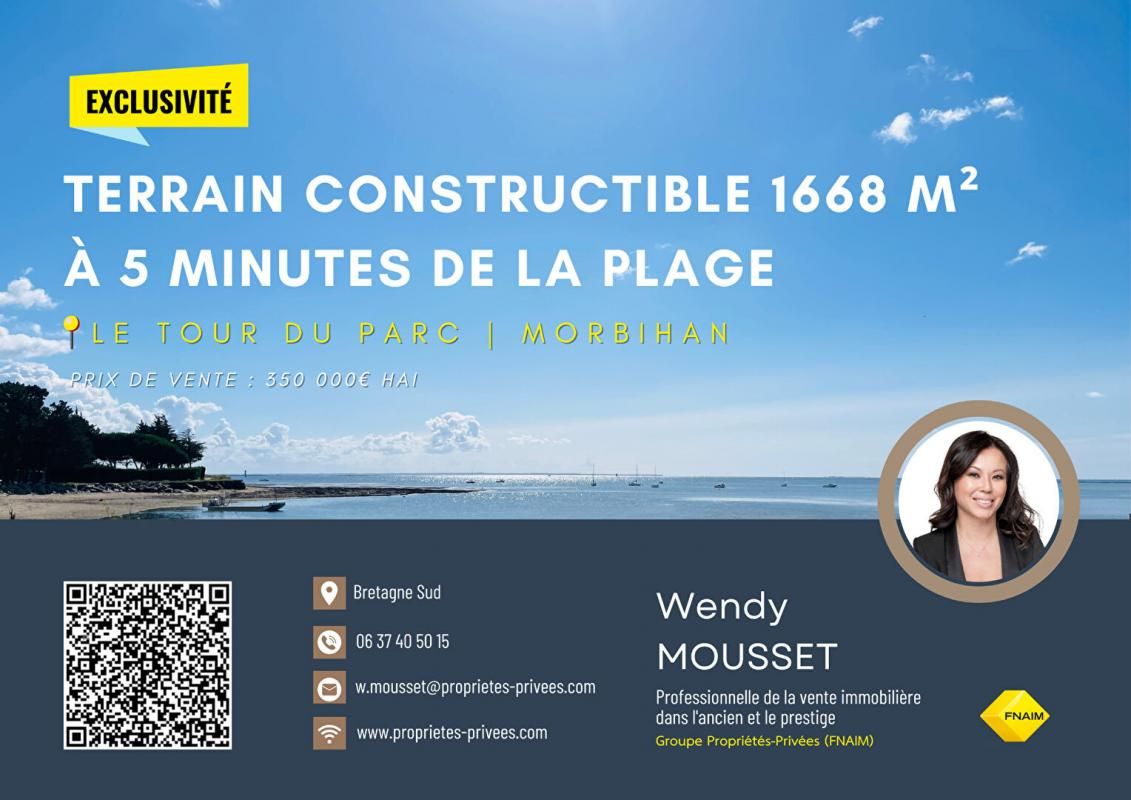 Grand terrain constructible à 5 minutes de la plage