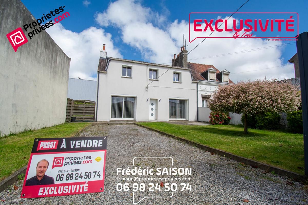 CALAIS 62100 - MAISON 125M² - 3 CHAMBRES DONT 1 RDC - JARDIN -