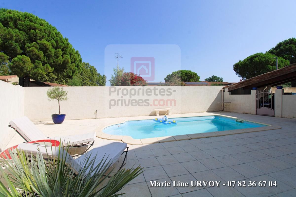 Graveson 13690 - Maison 135m² - 4 chambres - Jardin - Piscine - Véranda