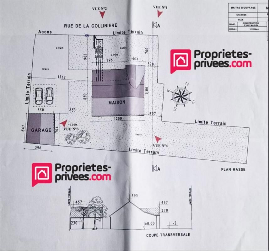 SELLES-SUR-CHER Terrain à bâtir 900 m² avec permis de construire en cours de validité 3