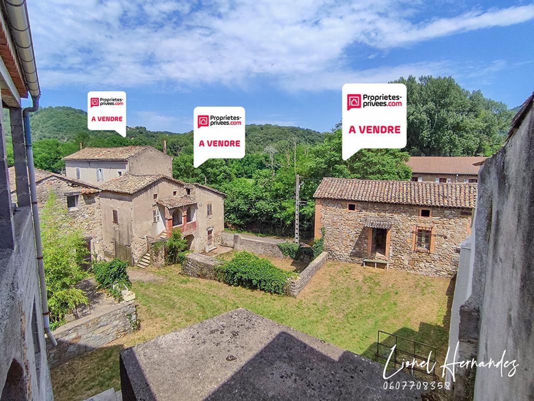 Molières-Sur-Cèze (30410). Ensemble immobilier de 528m² avec beaucoup de charme et de potentiel