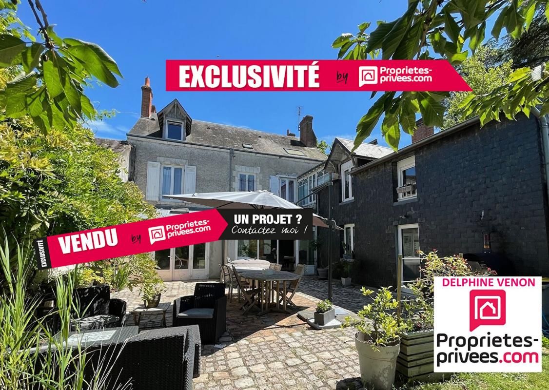 Exclusivité - Maison bourgeoise de 240 m² avec 2 garages et jardin en centre ville de Châteauneuf sur Loire
