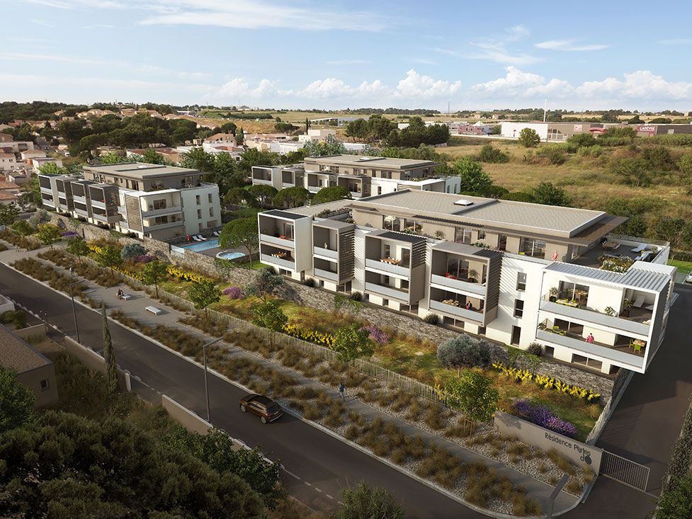 BEZIERS Appartement T3 avec terrasse, et parking 2