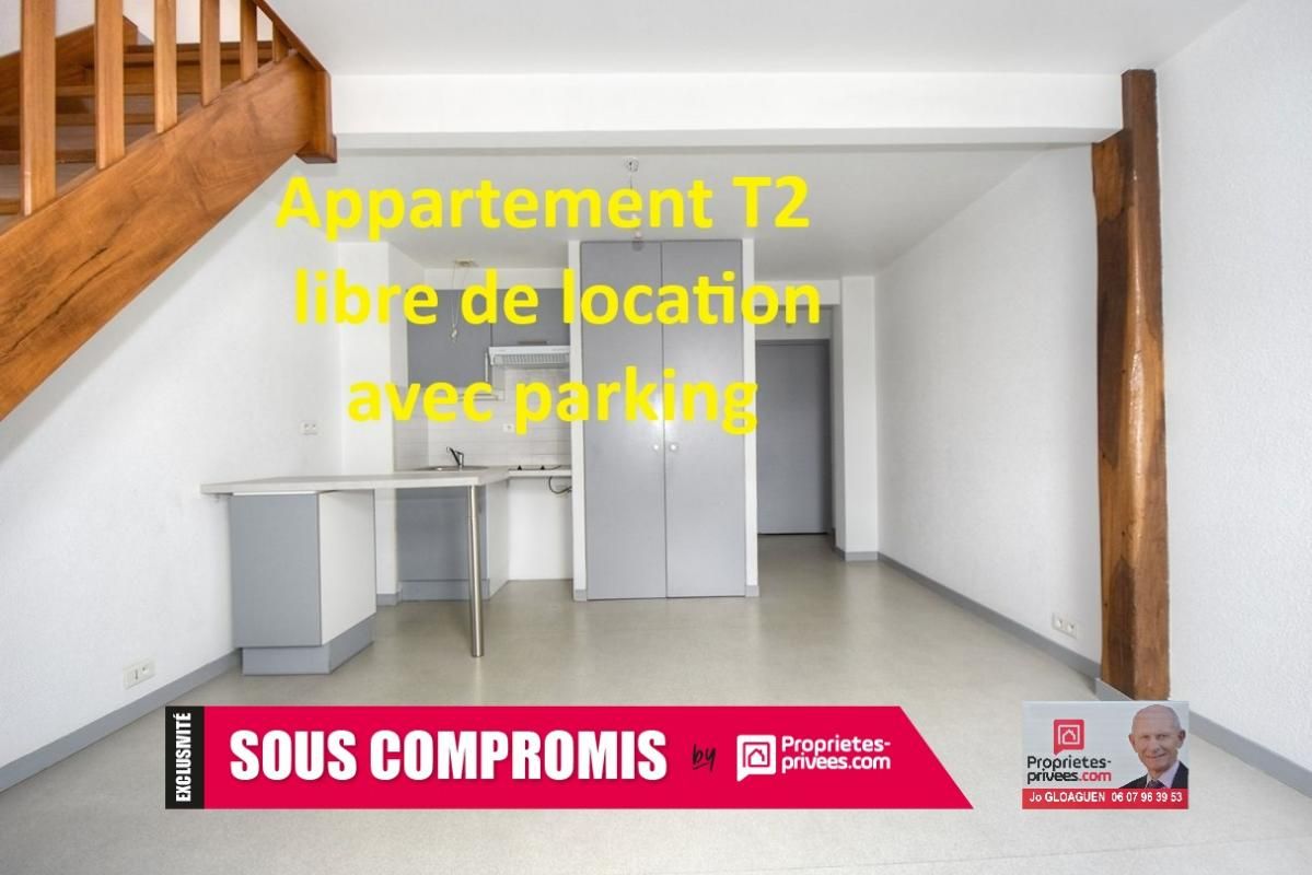 Appartement T2 libre de  46 m2 avec parking