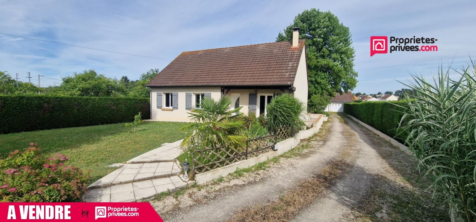 SAINT-AIGNAN Maison Thésée 119 m² - 6 pièces - 5 chambres - garage double indépendant - terrain 2505 m² 2