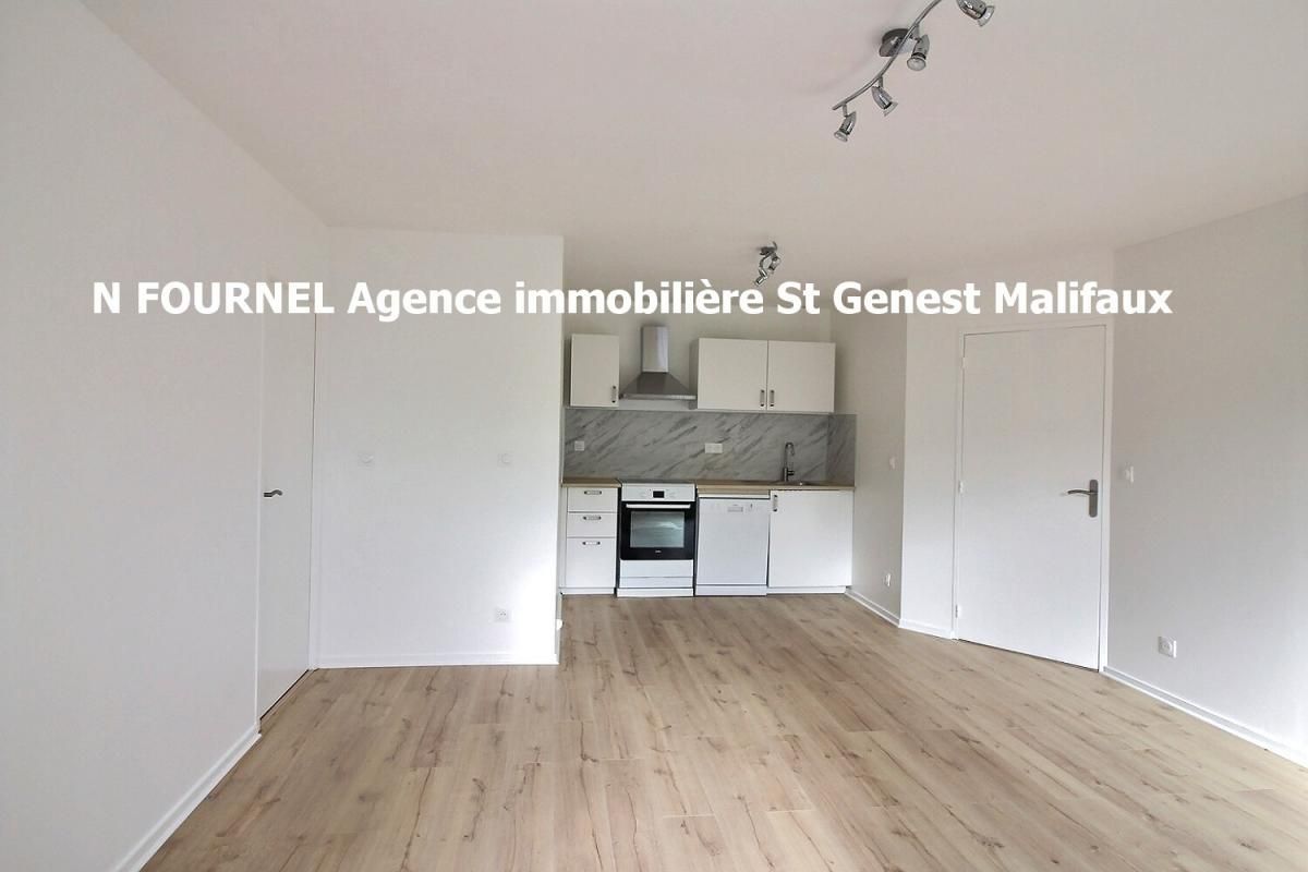 SAINT-GENEST-MALIFAUX Saint-Genest-Malifaux 42660 centre village location Appartement en rdc 54,79m² 2 chambres 1