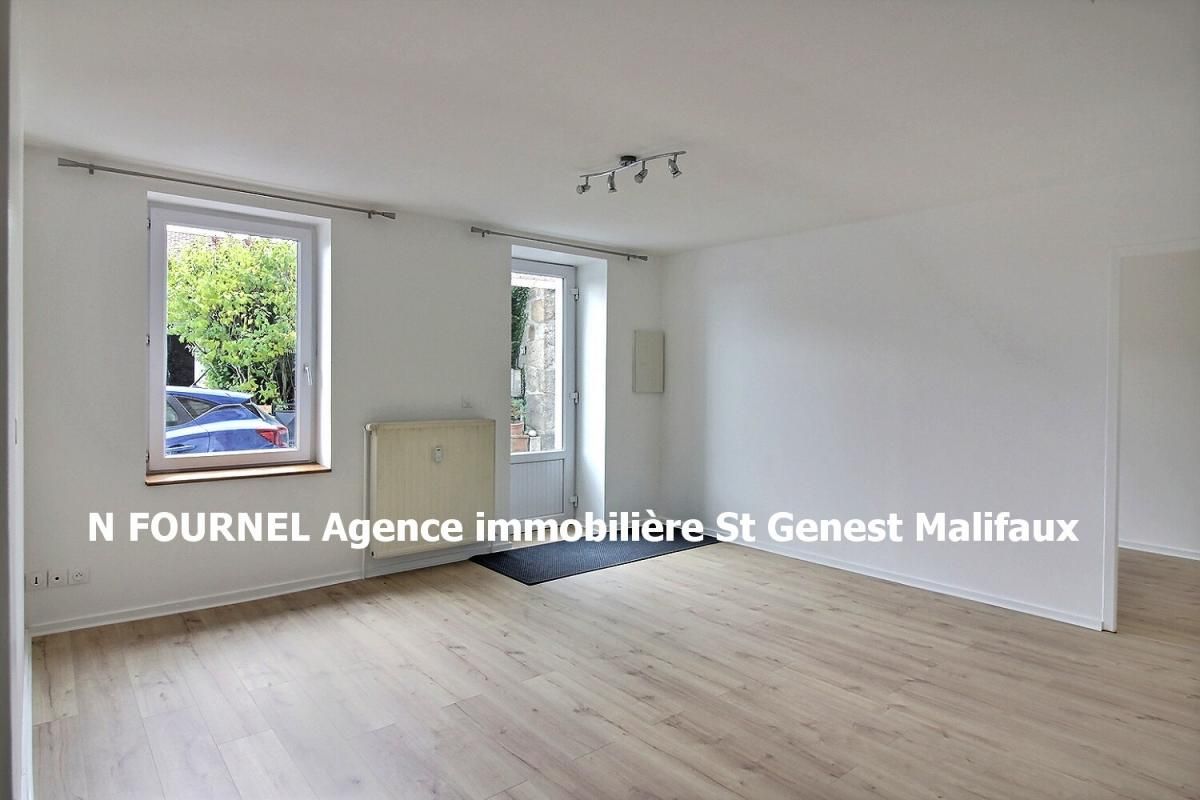 SAINT-GENEST-MALIFAUX Saint-Genest-Malifaux 42660 centre village location Appartement en rdc 54,79m² 2 chambres 2
