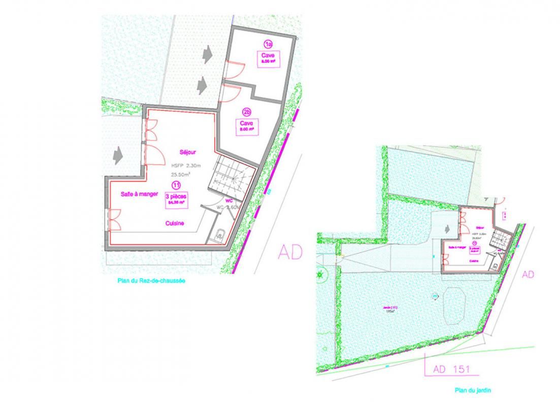 TROUVILLE-SUR-MER Trouville Touques Duplex 3 pièces 54m2 + Jardin 189m2 2