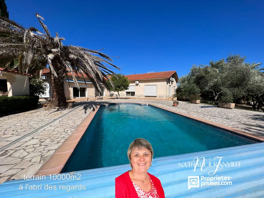 Argelès-sur-Mer, propriété d'e 254 m2 sur une parcelle de 10847 m2