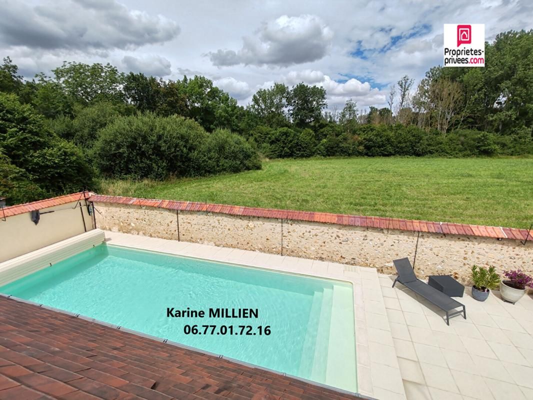 VILLEMEUX-SUR-EURE VILLEMEUX SUR EURE 28210 Maison individuelle avec piscine - 1 étage - 4 chambres - Garage - Terrain - 420 000 HAI 2