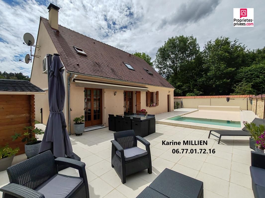 VILLEMEUX-SUR-EURE VILLEMEUX SUR EURE 28210 Maison individuelle avec piscine - 1 étage - 4 chambres - Garage - Terrain - 420 000 HAI 3