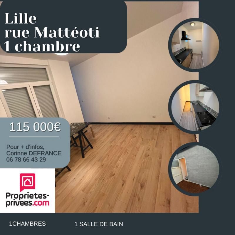 Lille Appartement T2 RDC rue Matteoti