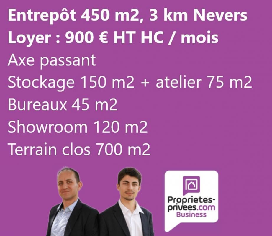 LOCATION - ENTREPOT 450 M2 PROCHE NEVERS