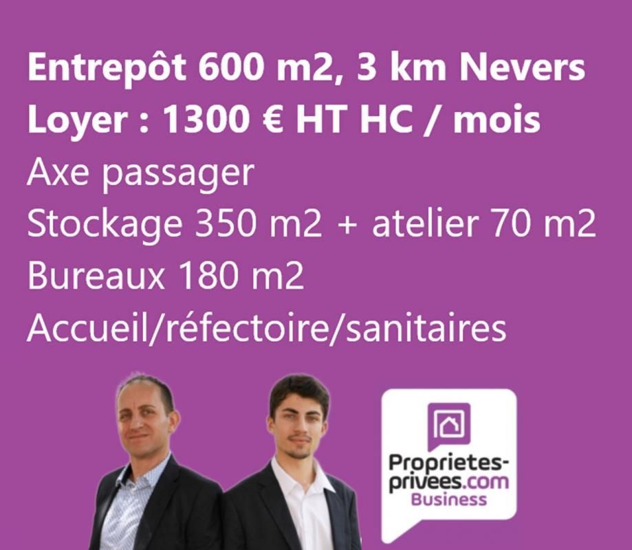 LOCATION - ENTREPOT 600 M² PROCHE NEVERS