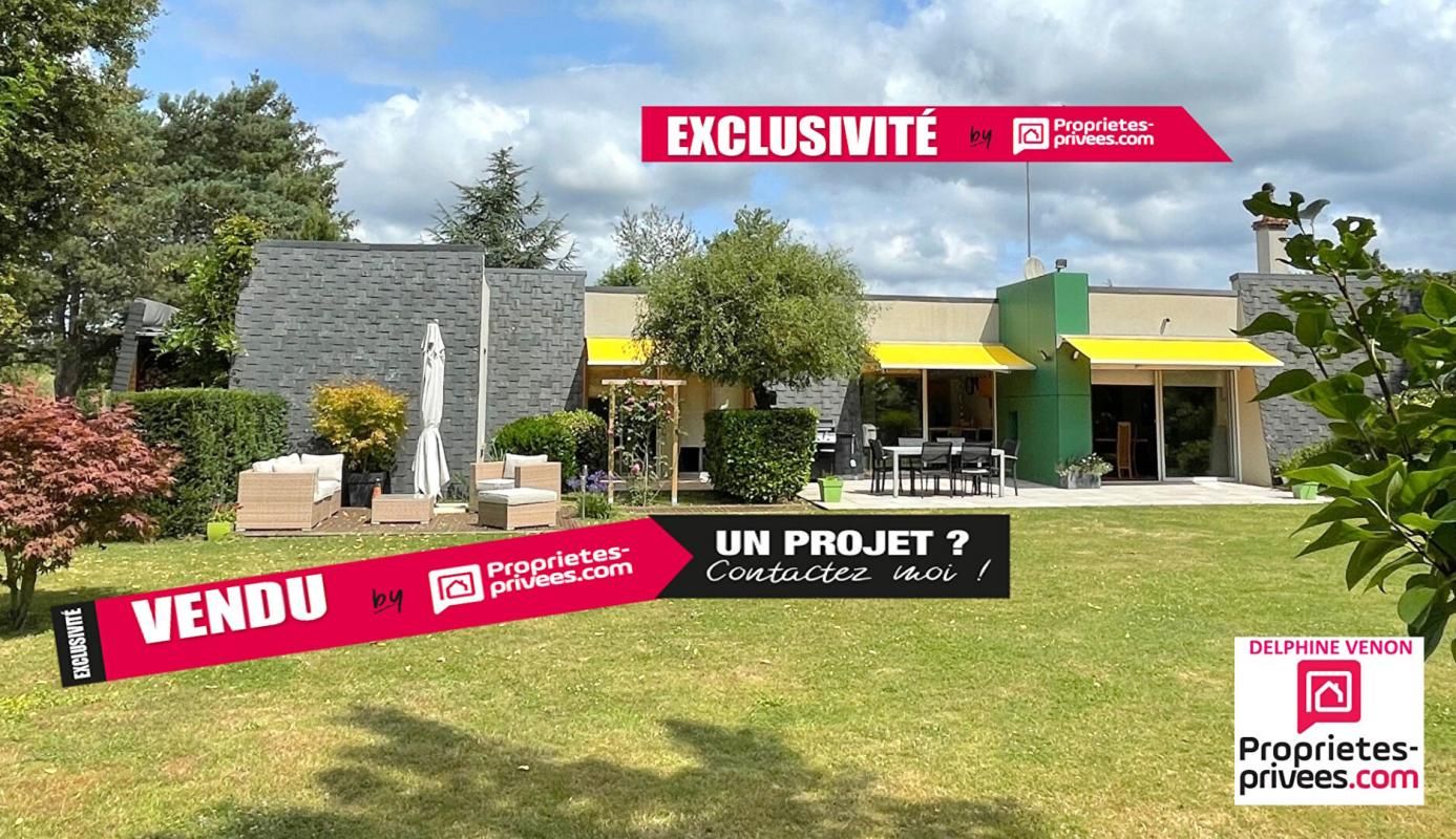 Exclusivité - Maison d'architecte de plain pied avec beaucoup de cachet, classe énergie C à Chateauneuf Sur Loire