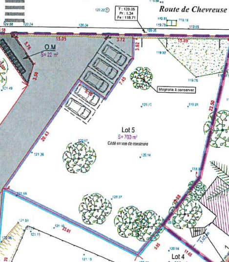 BAZOCHES-SUR-GUYONNE Residence privée Terrain constructible Bazoches Sur Guyonne 700 m2 2