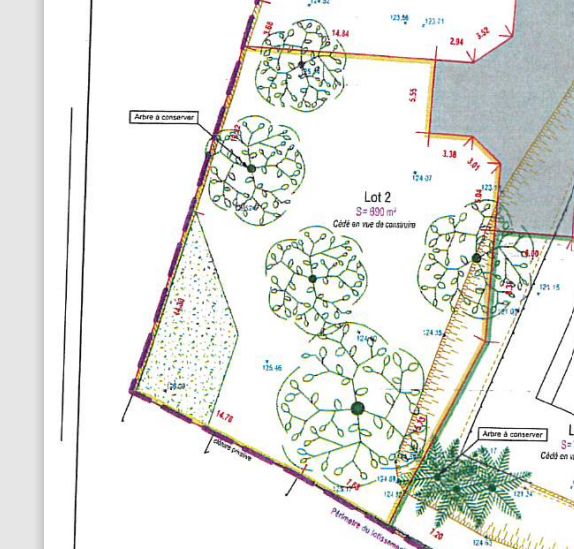 Terrain a bâtir viabilisé en résidence privée 78
