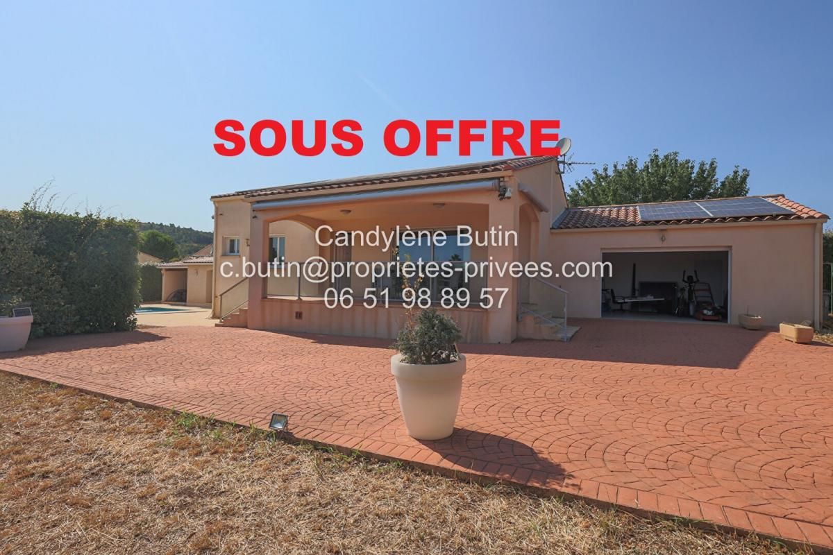 Villa type 3 avec grand garage et pool house