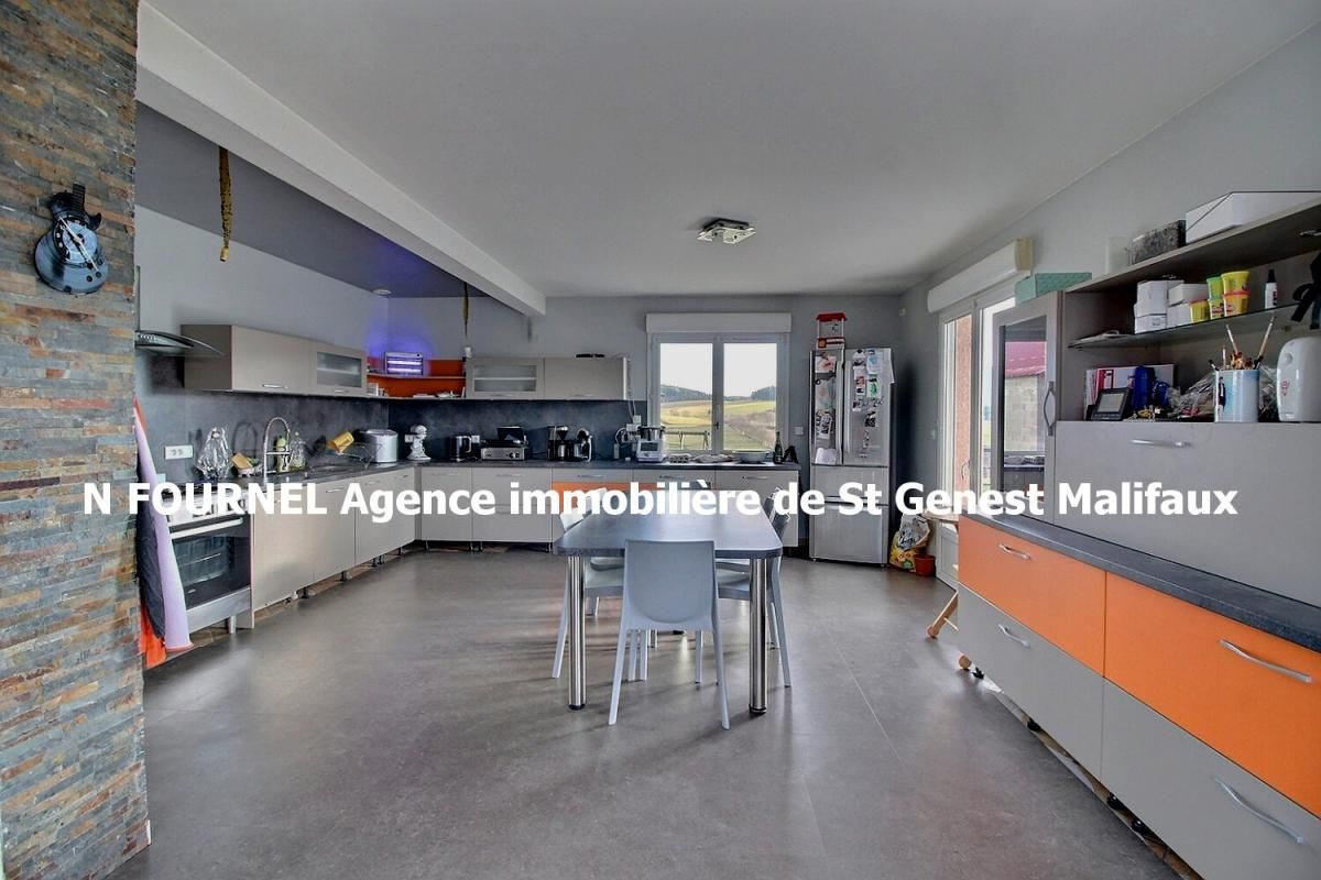 RIOTORD Entre Riotord 43220 et Marlhes 42660 maison sur sous-sol complet 175m² habitables 3/4 chambres sur 2643m² de terrain avec entrepôt indépendant de 160m² idéal pour un artisan 2