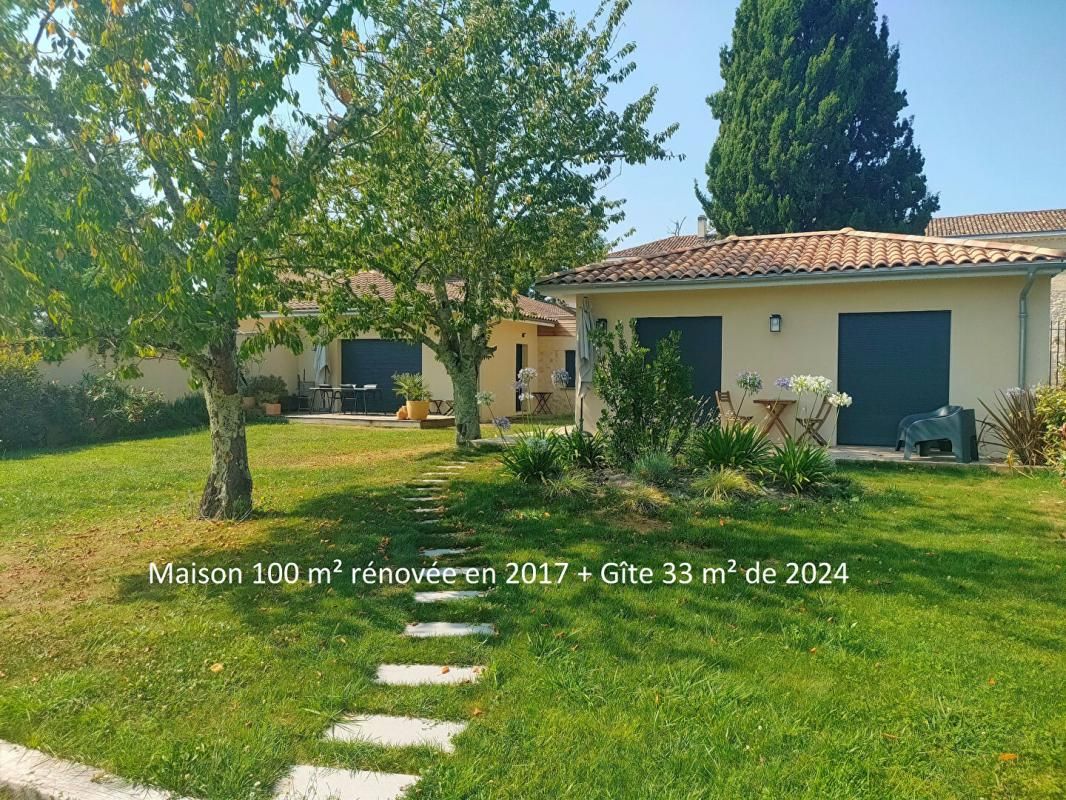 POMPIGNAC ENSEMBLE MAISON EN PIERRE 100 m² + MAISON "GITE"33 m² 2