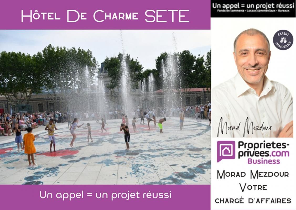 MONTPELLIER SECTEUR MONTPELLIER - MURS ET FONDS HOTEL DE CHARME 2* 2
