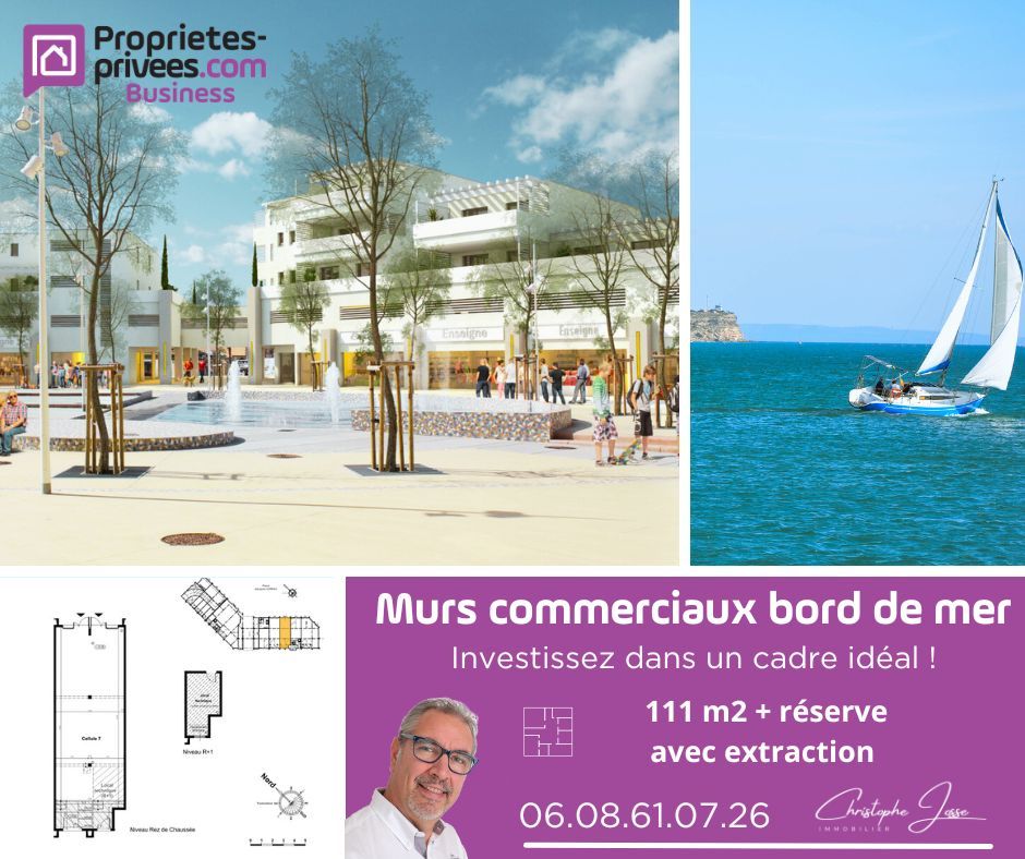 PORT LEUCATE - MURS COMMERCIAUX 111 m²