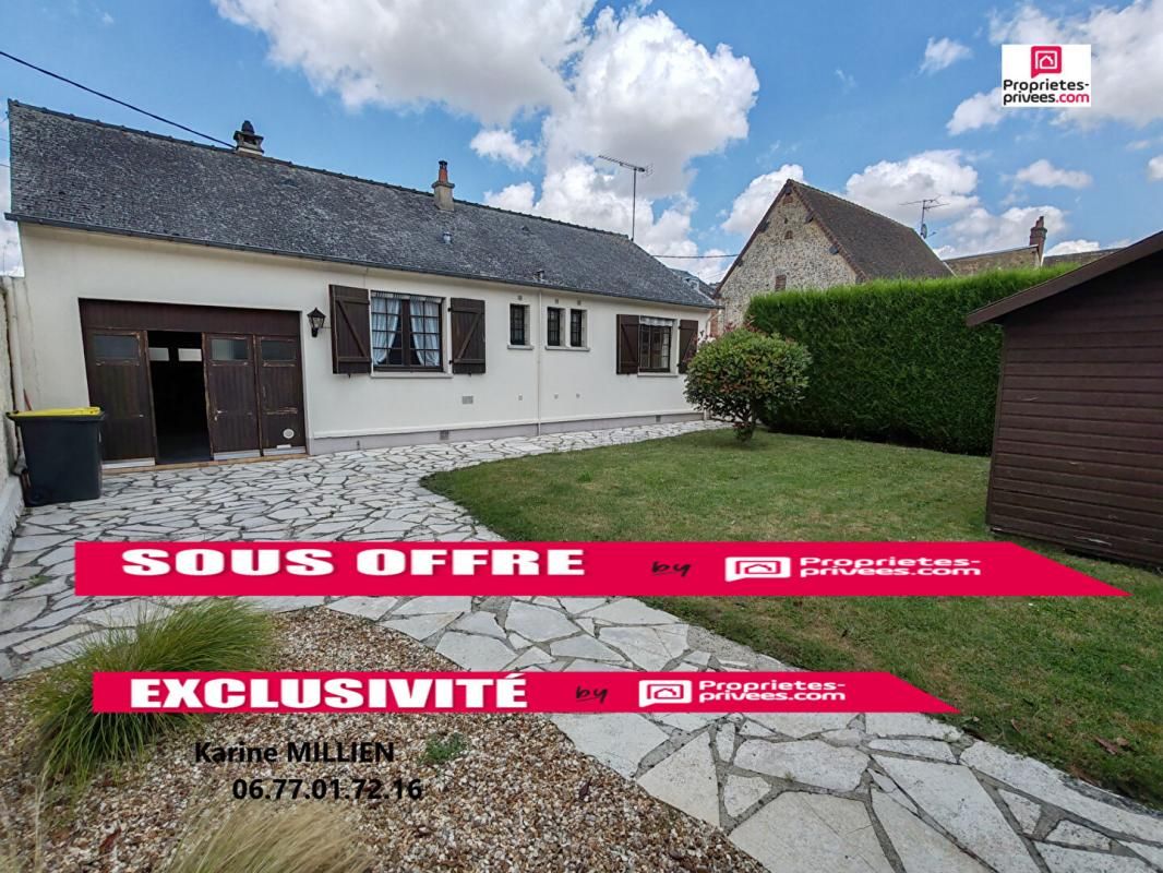 VERNEUIL D'AVRE ET D'ITON 27130 Maison individuelle - 2 chambres - Garage - Cabanon de jardin - Jardin - 125990 HAI