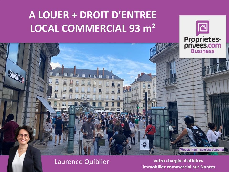 44000 NANTES - LOCAL COMMERCIAL 93 m² A LOUER + DROIT D'ENTREE