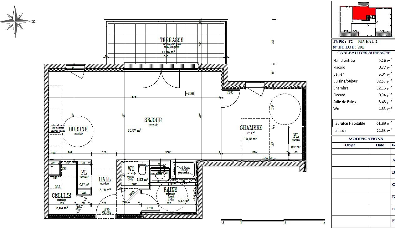 BOURG-ARGENTAL BOURG ARGENTAL 42220 Programme neuf de 9 logements du T2 au T4, 10 garages et 15 places de parkint 3