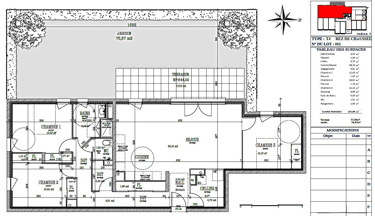 BOURG-ARGENTAL BOURG ARGENTAL 42220 Programme neuf de 9 logements du T2 au T4, 10 garages et 15 places de parkint 4