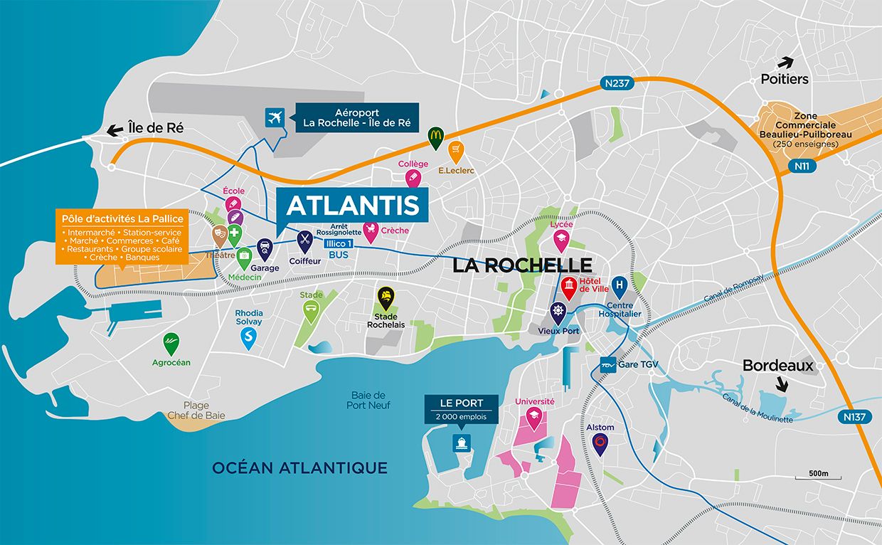 LA ROCHELLE Appartement La Rochelle 2 pièce(s) 44.20 m2 3