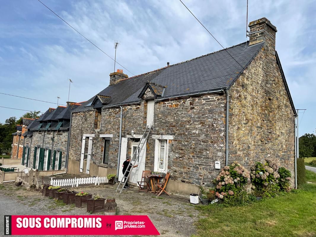 Maison en pierre en campagne