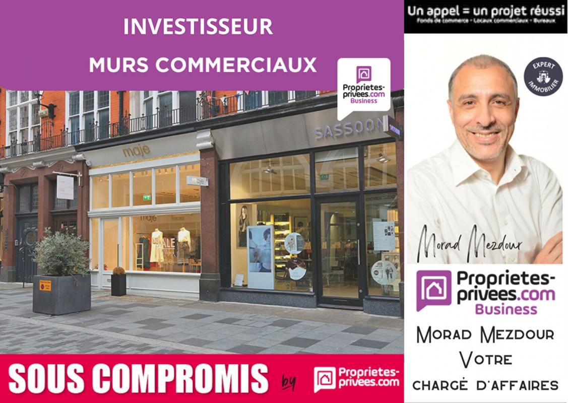 VILLENEUVE D ASCQ - MURS COMMERCIAUX  40 M², Angle de rue